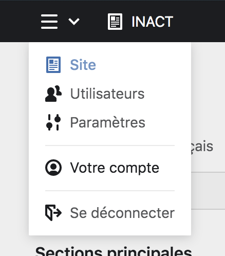 Se déconnecter du Panel